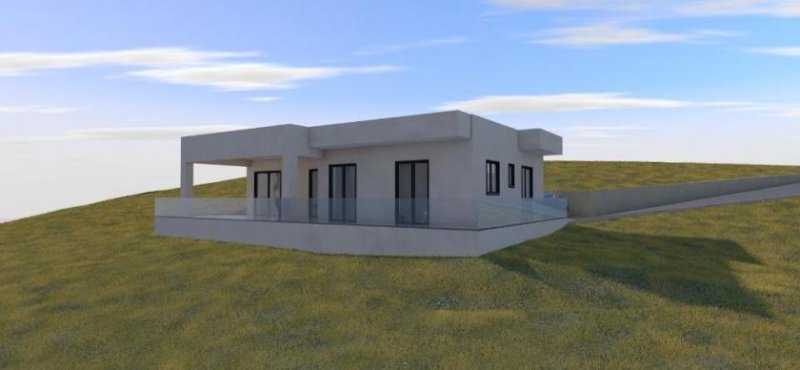 Ag. Paraskevi bei Triopetra Kreta, Ag. Paraskevi bei Triopetra - Baugrundstück mit Baugenehmigung für ein 140 m² Haus mit herrlichem Meerblick kaufen